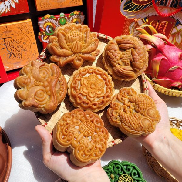 Bánh trung thu handmade kiểu dáng đẹp