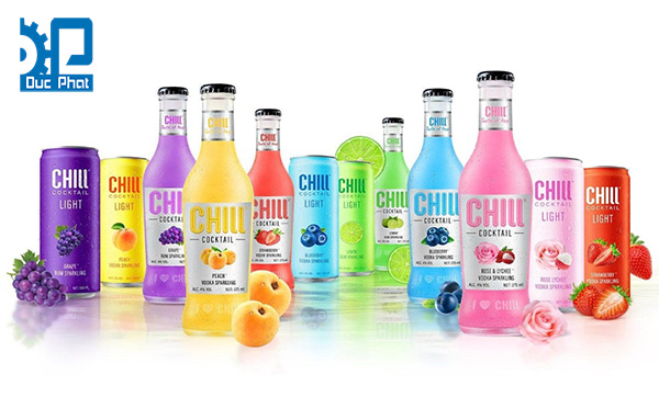 Chiết rót, đóng gói nước hoa quả lên men