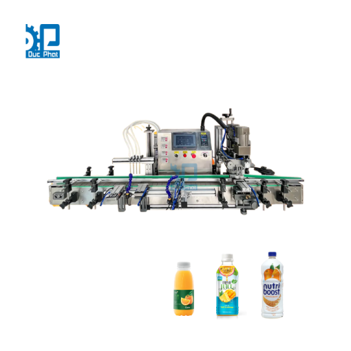 Máy chiết chai nước trái cây bán tự động