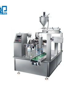 Máy đóng gói nước cốt dừa túi sẵn trạm xoay