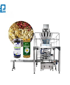 Máy đóng gói trà hoa lọ nhựa nắp vặn