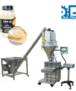 Máy chiết lọ hạt nêm bán tự động