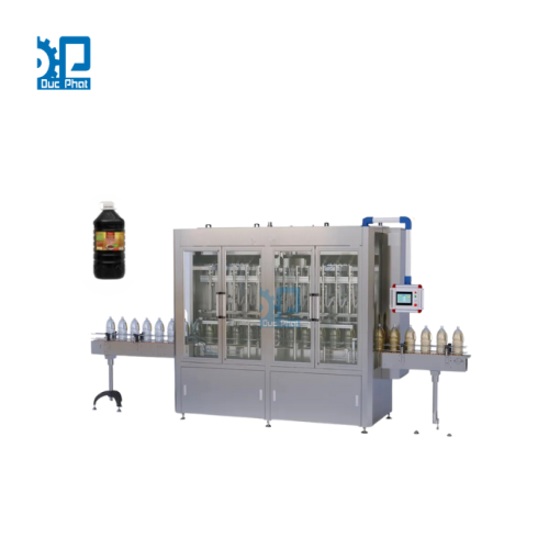 Máy chiết rót can nước tương bán tự động