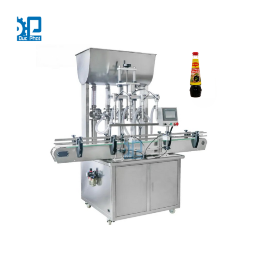Máy chiết rót chai nước tương bán tự động