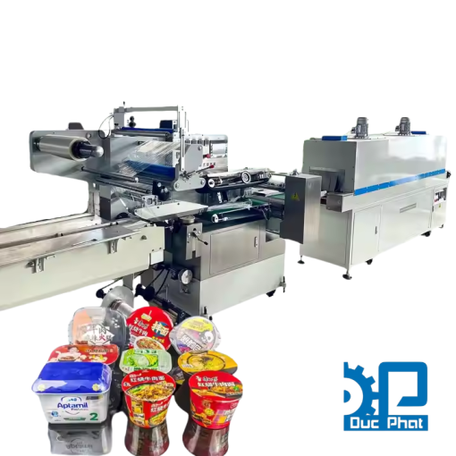 Máy co màng mỳ ly tự động