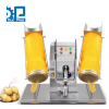 Máy đóng gói rau củ quả bán tự động 2 đầu