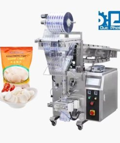 Máy đóng gói phồng tôm băng tải gầu túi bụng