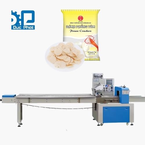 Máy đóng gói phồng tôm đóng khay túi bụng